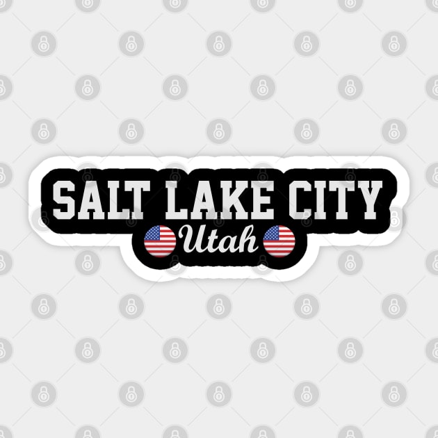 Salt Lake City Utah Sticker by Eric Okore